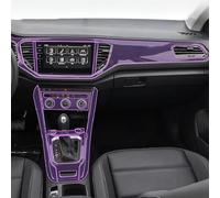 KUNQING Car Interior Center Console Transparent TPU Protective Film Anti Scratch Sticker LCD Screen PPF,for Volkswagen T-ROC 2019-2023