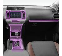 KUNQING Car Interior Center Console Transparent TPU Protective Film Anti Scratch Sticker LCD Screen PPF,for Toyota Prado 2018-2023