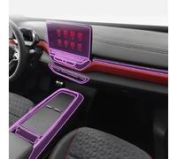 KUNQING Car Interior Center Console Transparent TPU Protective Film Anti Scratch Sticker LCD Screen PPF for Volkswagen ID4 X 2021-2023