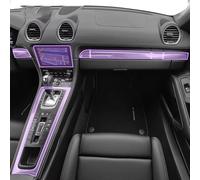 KUNQING Car Interior Center Console Transparent TPU Protective Film Anti Scratch Sticker LCD Screen PPF,for Porsche 718 2020-2023