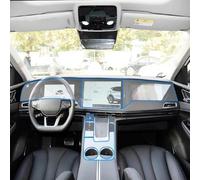 KUNQING Car Interior Gear Dashboard Protective TPU Film Transparent Navigation Anti-scratch Film Accessories,For Enovate ME7 EV 2021-2024