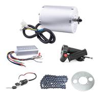 Kunray 48V 2000W Electric Go Kart Motor Kit 4300RPM Electric Motor Kit High Speed Brushless DC Motor with 3 Speed Twist Throttle, Electric Dirt Bike Motor for Scooter Motorcycle DIY Part (No Bracket)