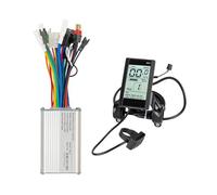 Kunray Scooter Controller 350W 17A Electric Scooter Controller Kit 24V 36V 48V Waterproof LCD Display Panel Electric Controller Kit Brushless Controller with S830 Screen with USB Charging Port
