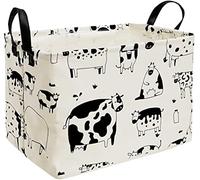 KUNRO Rectangle Toy Bin Waterproof Storage Boxes Organizer for Nursery Hamper Home decor Closet Kids Bedroom Laundry Baby Gift Shelf Baskets