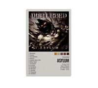 KUNRUI Disturbed AsylumArt Album Canvas Painting Wall Art Deco Hip-hop Music Album Oil Painting Deco Canvas Deco Art24x36inch(60x90cm) Unframe-style-41