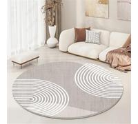Kunsen Bedside Rugs 140x140cm Gris Soft and durable modern stripes for use in the living room bedroom, especially by Boys Rug Bedroom Accessories