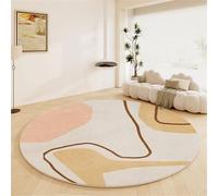 Kunsen Big Rugs 40x40cm Gris Soft and comfortable, modern minimalist, suitable for living rooms bedrooms Ornaments Room Rug