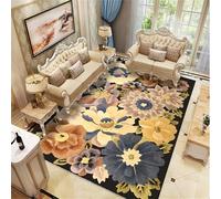 Kunsen Carpets And Rugs rug & mat gripper tape Red Yellow non-slip dirt-resistant floral pattern living room 40x60CM floor carpet
