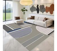 Kunsen Comfortable Small Mats And Rugs 150x200cm ， Gray green Modern geometry for living room kitchen