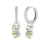 KUNSIR 925 Silver Earrings Womenz Hoop Earrings Hypoallergenic 1 Pair Bright Star River Earrings Best Gift for Women 14k Gold Earrings