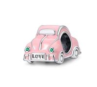 KUNSIR 925 Silver Women Charms Love Heart Beads For European Bracelets and Pandora Bracelet Charms Best Gift for Women Charms for Bracelets