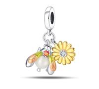 KUNSIR 925 Silver Women Charms Love Heart Beads For European Bracelets and Pandora Bracelet Charms Best Gift for Women Charms for Bracelets