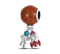 KUNSIR 925 Sterling Silver Charms for Bracelets fits European for Charms Bracelets Pandora Charms Ancient Architecture Pendant Light Up Pendant Beads