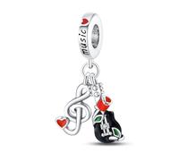 KUNSIR 925 Sterling Silver Charms for Bracelets fits European for Charms Bracelets Pandora Charms Ancient Architecture Pendant Light Up Pendant Beads