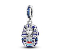KUNSIR 925 Sterling Silver Charms for Bracelets fits European for Charms Bracelets Pandora Charms Ancient Architecture Pendant Light Up Pendant Beads