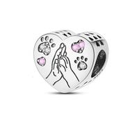 KUNSIR 925 Sterling Silver Charms Pandora fits European Bracelets Pandora Bracelets Light Up Beads Gift for Women PAC1074