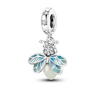 KUNSIR 925 Sterling Silver Charms Pandora fits European Bracelets Pandora Bracelets Light Up Beads Gift for Women PAC1074