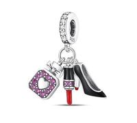 KUNSIR 925 Sterling Silver Charms Travel Round The World Charm fits Charms Bracelets Three Pieces Suit Dangle Pendant Beads Charms Gift for Women