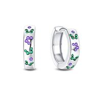 KUNSIR 925 Sterling Silver Earrings,Hoop Earrings for Women Various Hypoallergenic 1 Pair Bright Star River Earrings The best gift for Women…