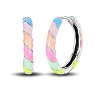 KUNSIR 925 Sterling Silver Earrings,Hoop Earrings for Women Various Hypoallergenic 1 Pair Bright Star River Earrings The best gift for Women…