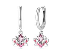 KUNSIR 925 Sterling Silver Earrings,Hoop Earrings for Women Various Hypoallergenic 1 Pair Bright Star River Earrings The best gift for Women
