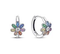 KUNSIR 925 Sterling Silver Earrings,Hoop Earrings for Women Various Hypoallergenic 1 Pair Bright Star River Earrings The best gift for Women…