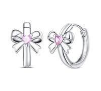 KUNSIR 925 Sterling Silver Earrings,Hoop Earrings for Women Various Hypoallergenic 1 Pair Bright Star River Earrings The best gift for Women