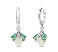 KUNSIR 925 Sterling Silver Earrings,Hoop Earrings for Women Various Hypoallergenic 1 Pair Bright Star River Earrings The best gift for Women