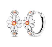 KUNSIR 925 Sterling Silver Earrings,Hoop Earrings for Women Various Hypoallergenic 1 Pair Bright Star River Earrings The best gift for Women