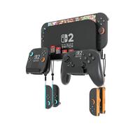 KUNSLUCK Switch 2 Wandhalterung - Wandhalterung für Nintendo Switch 2 (2025) Konsole, Joy-Con, Spielkarten - Platzsparende Dockingstation mit Kühlluftdesign und einfacher Installation