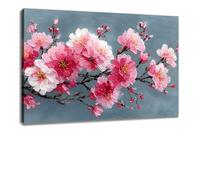 Kunstbruder Art Print Flowers of Light - Pink Grey Design, 40 x 60 cm, Timeless Wall Design, Decorative Artwork, Modern Decoration for Home