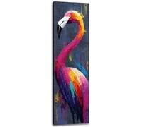 Kunstbruder Gallery Quality Colours of the South - 30 x 90 cm, Pink-Orange Tones, Expressive Painting, Elegant Wall Design, Detailed Structure