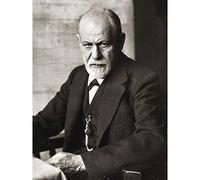 Kunstdruck auf Leinwand, Portrait-Psychoanalyst, Neurologe, Sigmund Freud, 45,7 x 61 cm