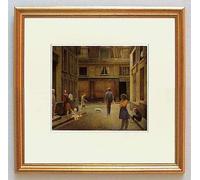 Kunstdruck Le Passage du Commerce Saint-Andre Klossowski Balthus 17 Framed