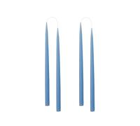 Kunstindustrien® Tapered Candles, Made in Denmark, 42 Colours Available, Dripless & Smokeless Dinner Candles, Candles Long Burning 15 Hours, Unscented Candle Gift Set, 4pcs. 2.2 x 35cm (Lavender)