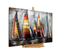 Kunstloft® 3D Metal painting 'Sailing to Nowhere' 39x28x2inches