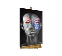 KunstLoft® Acrylic painting 'Butterfly Transformation' | Handpainted 24x35inches