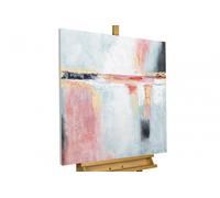 KunstLoft® Acrylic painting 'Positive Vibes' | Handpainted 31x31inches