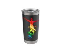 Kunstrad Artistic Cycling Colourful Rainbow Stainless Steel Insulated Tumbler