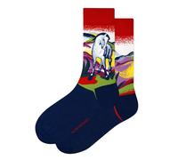 Kunstsokken Art Socks - Blue Horse I - Franz Marc - gifts for artists stocking presents novelty socks christmas stocking fillers women sock gift set