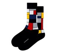 Kunstsokken Art Socks - Composition A - Piet Mondriaan - gifts for artists stocking presents novelty socks christmas stocking fillers women sock gift set