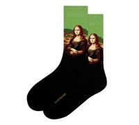 Kunstsokken Art Socks - Mona Lisa - Leonardo da Vinci - gifts for artists stocking presents novelty socks christmas stocking fillers women sock gift set