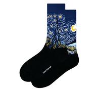 Kunstsokken Art Socks - The Starry Night - Vincent - gifts for artists stocking presents novelty socks christmas stocking fillers women sock gift set
