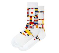 Kunstsokken Art Socks - Victory Boogie Woogie - Piet Mondriaan - gifts for artists stocking presents novelty socks christmas stocking fillers women sock gift set