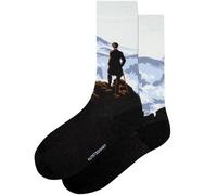 Kunstsokken Art Socks - Wanderer above the Sea of Fog - Caspar D. Friedrich - gifts for artists stocking presents novelty socks christmas stocking fillers women sock gift set