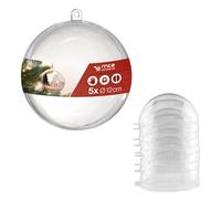 Kunststoff Kugel A502166 transparent 120 mm 5 pieces, plastic, transparent, diameter 12 cm