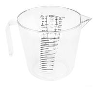 Kunststoff Messbecher Set 150-1000ml mit Präziser for skala - Transparenter Messjug für Backen & Kochen(D)