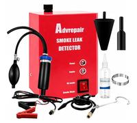 Kuntech Automotive Smoke Leak Detector, Dual Air & Smoke Mode EVAP Vacuum Fuel Line Leak Tester, 12V Portable Vehicle Smoke Diagnostic Kit with Complete Accessories for Cars Motorcycles ATV Boats