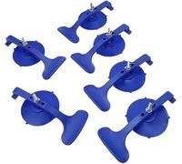 Kuntech Suction Cup Clamp Kit with Sponge Pads, 6-Piece, Car Windshield and Roof Repair Tool Set