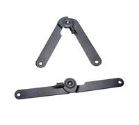 Kuntesetty 2 Pieces Lid Support Stay Hinge Heavy Duty Locking Hinges for Bin Box Chest